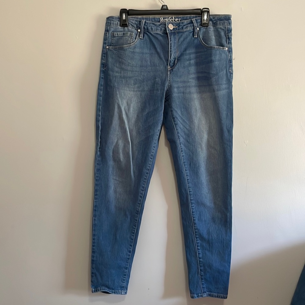 Resfeber skinny denim jeans New York Collection size 16